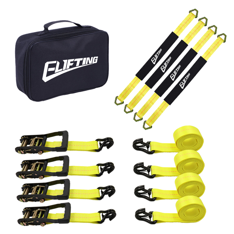 2 اینچ x 8 ″ Tie Down Tregls Axle Set （4-Pack